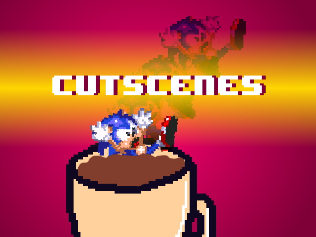 Sonic. Creating cutscenes in Simple Sonic Worlds.