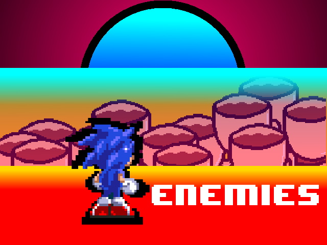 Sonic. Create enemies in Simple Sonic Worlds.
