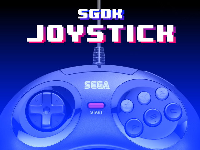SGDK. Control the joystick.