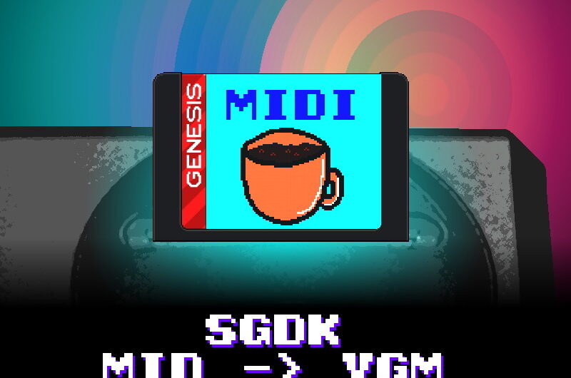 SGDK. Convert MID to VGM.